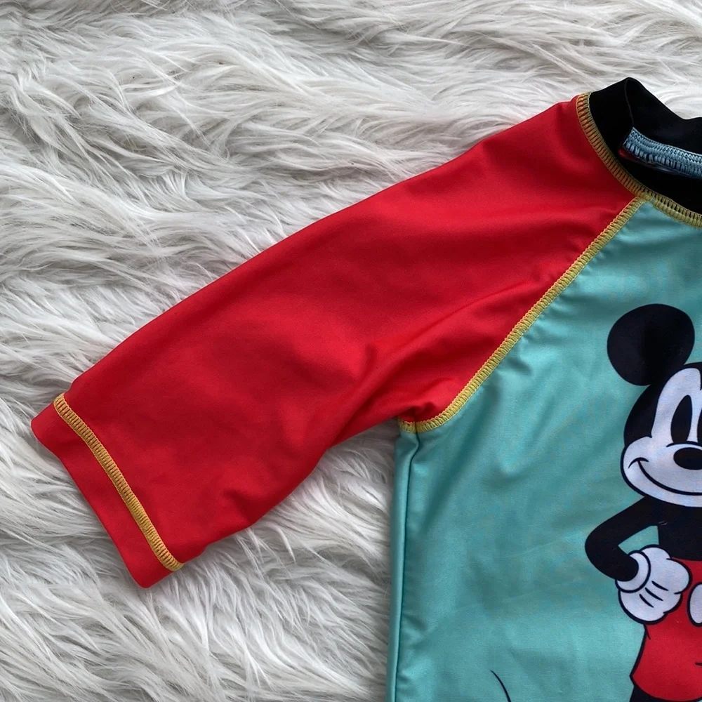 Disney Store | Mickey & Pluto Rashguard Swim Shirt